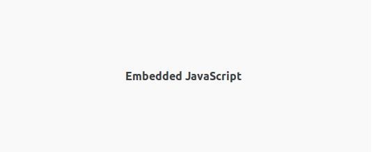 Embedded JavaScript screenshot