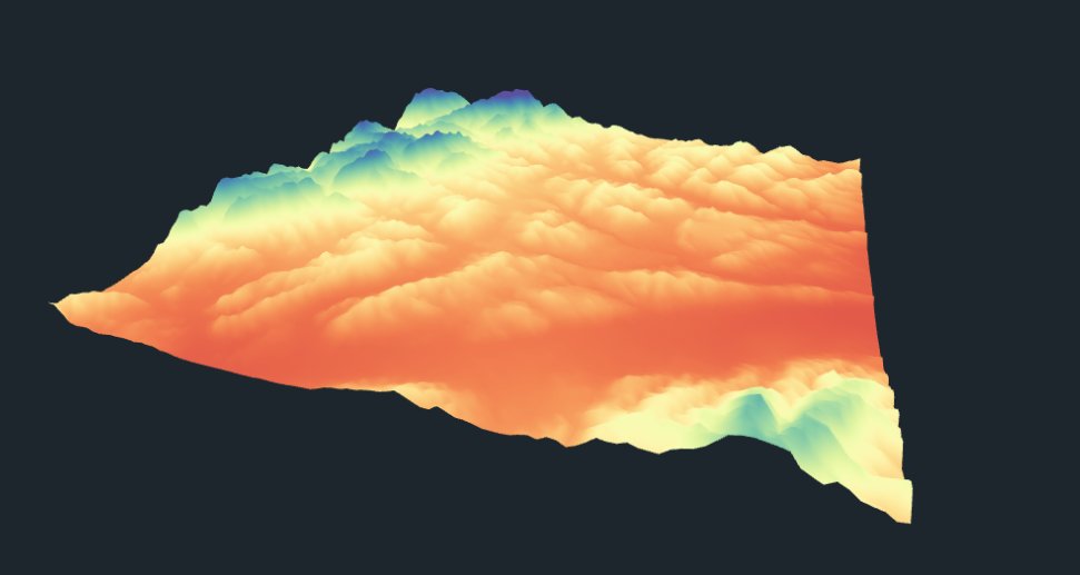 3D terrain sample